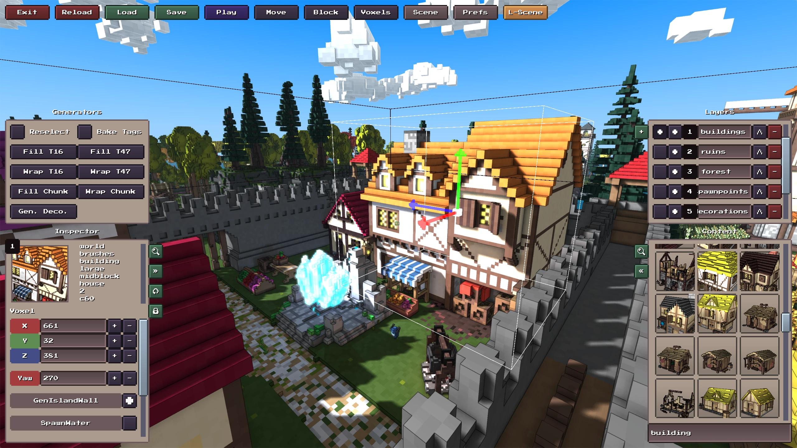 Screenshot des Uncounted Isles Editors